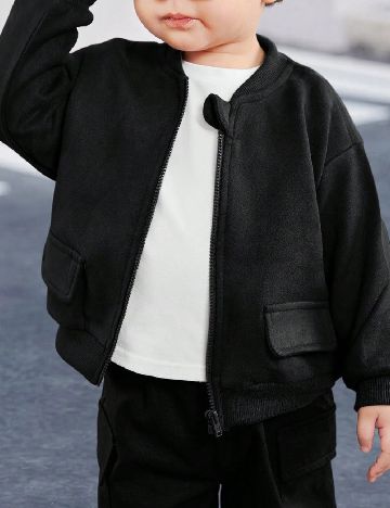 Jacheta Shein Kids, negru