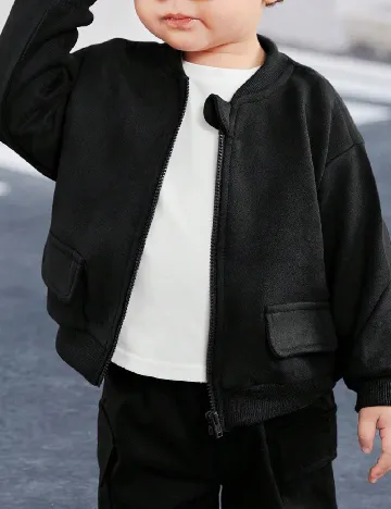 Jacheta Shein Kids, negru