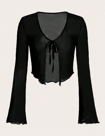 Top SHEIN, negru