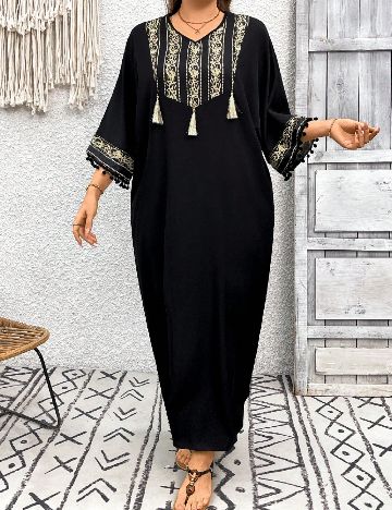 Rochie lunga SHEIN CURVE, negru