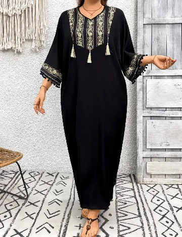 Rochie lunga SHEIN CURVE, negru