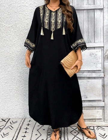 Rochie lunga SHEIN CURVE, negru