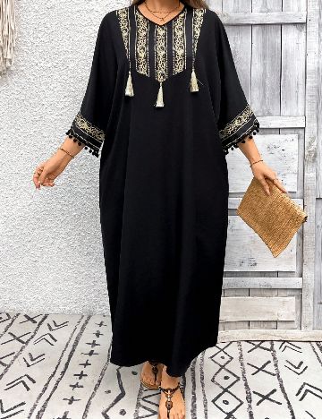 Rochie lunga SHEIN CURVE, negru