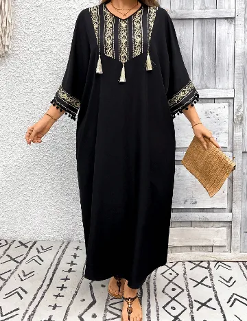 Rochie lunga SHEIN CURVE, negru