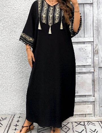 Rochie lunga SHEIN CURVE, negru