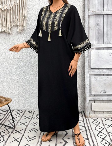 Rochie lunga SHEIN CURVE, negru