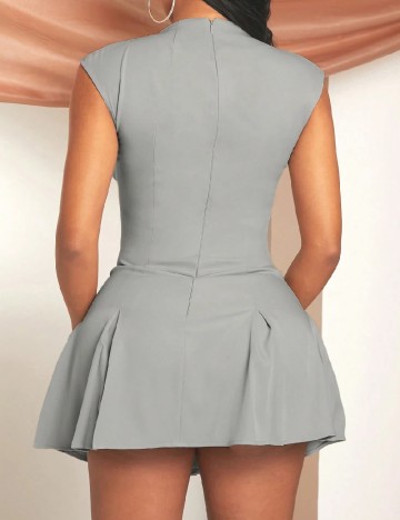 Rochie scurta SHEIN, gri