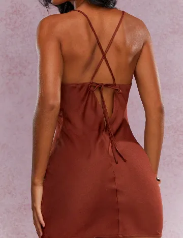 Rochie scurta Missguided, maro