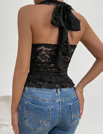 Top SHEIN, negru