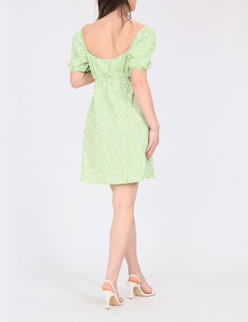 Rochie scurta Bershka, verde