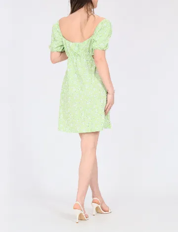 Rochie scurta Bershka, verde