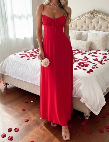 Rochie lunga SHEIN, rosu