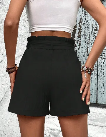 Pantaloni scurti SHEIN, negru