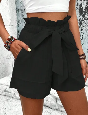 Pantaloni scurti SHEIN, negru