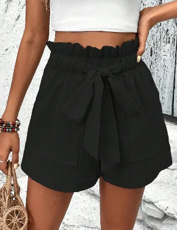 Pantaloni scurti SHEIN, negru