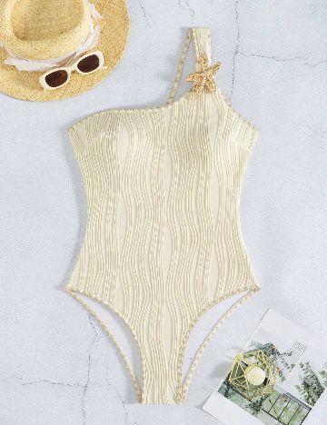 Costum de baie SHEIN, bej