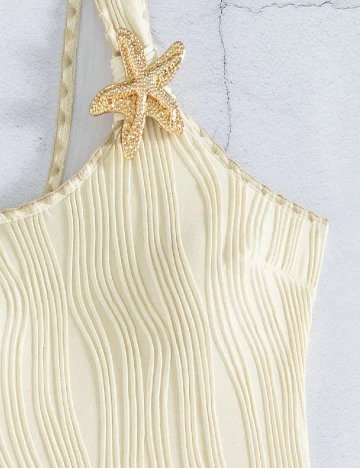 Costum de baie SHEIN, bej