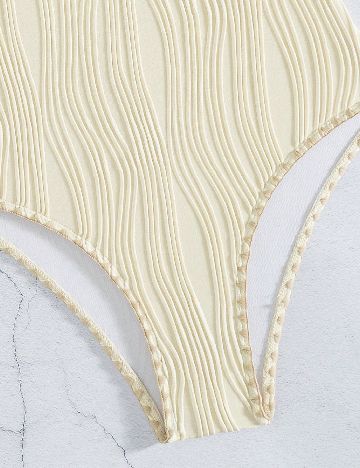 Costum de baie SHEIN, bej