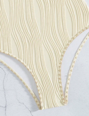 Costum de baie SHEIN, bej