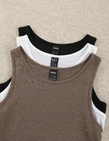 Set topuri 3 bucati SHEIN, mix culori