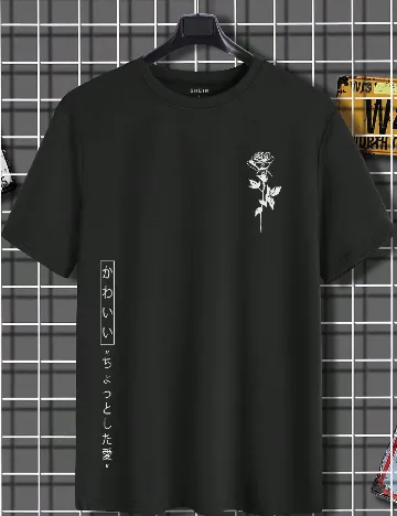 Tricou Oversize SHEIN, negru