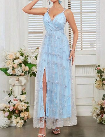 Rochie lunga SHEIN, albastru