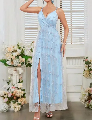 Rochie lunga SHEIN, albastru