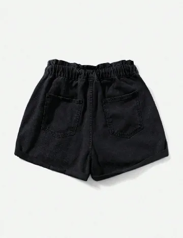 Pantaloni scurti SHEIN CURVE, negru