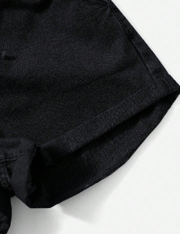 Pantaloni scurti SHEIN CURVE, negru