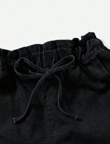 Pantaloni scurti SHEIN CURVE, negru