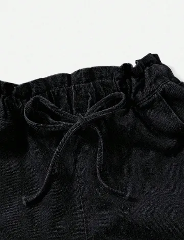 Pantaloni scurti SHEIN CURVE, negru