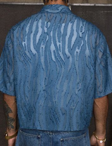 Camasa SHEIN, albastru