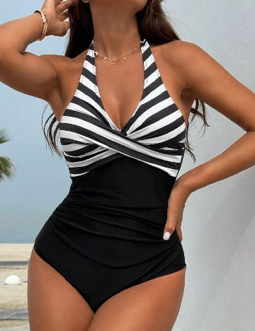 Costum de baie SHEIN, negru