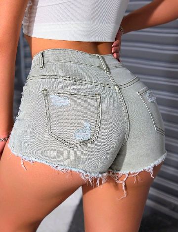 Pantaloni scurti SHEIN, verde