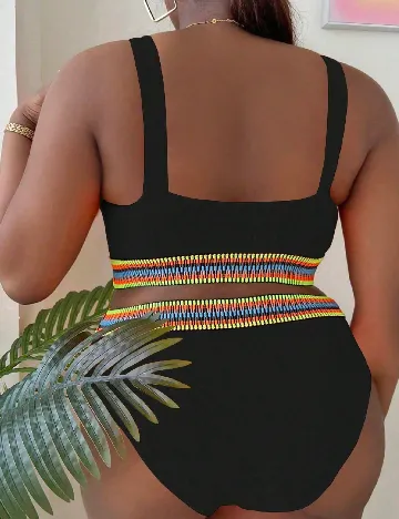 Costum de baie SHEIN CURVE, negru