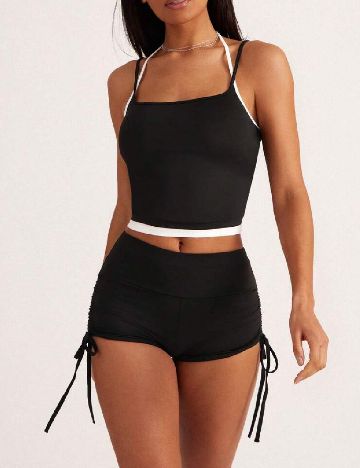 Pantaloni scurti SHEIN, negru