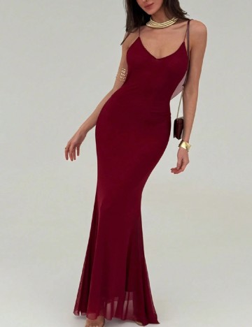 Rochie lunga SHEIN, rosu