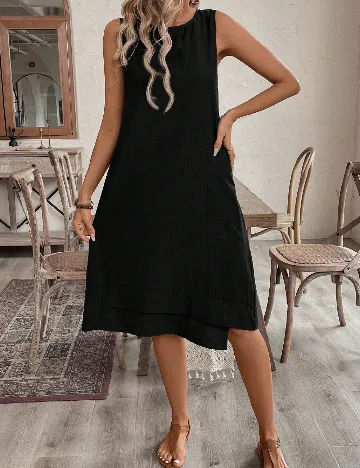 Rochie medie Emery Rose, negru