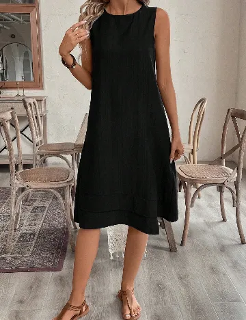 Rochie medie Emery Rose, negru