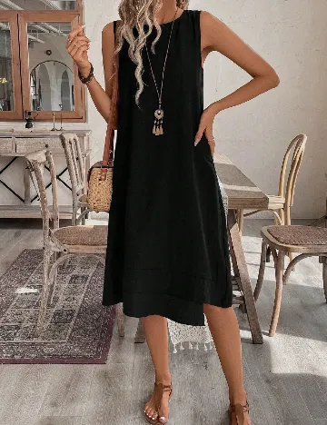 Rochie medie Emery Rose, negru