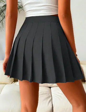 Fusta pantalon SHEIN, negru