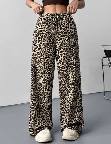 Pantaloni SHEIN, animal print