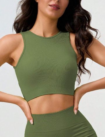 Top SHEIN, verde