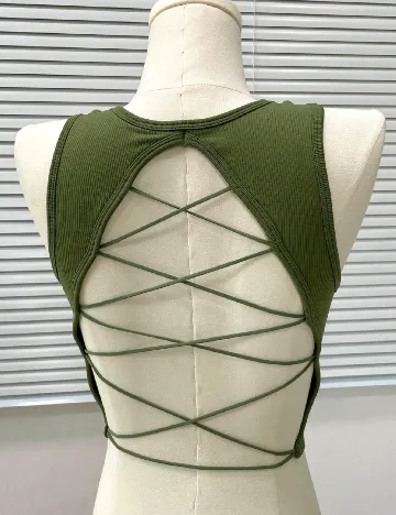 Top SHEIN, verde