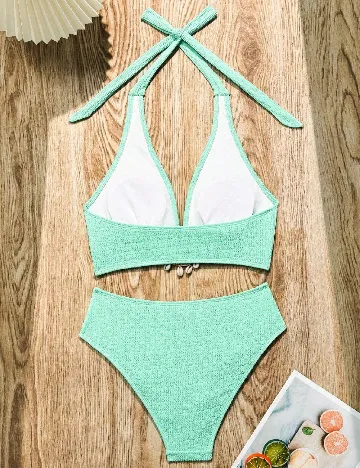 Costum de baie SHEIN, verde
