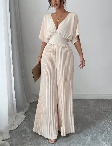 Salopeta SHEIN, crem