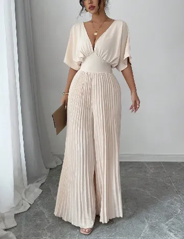 Salopeta SHEIN, crem