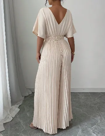 Salopeta SHEIN, crem