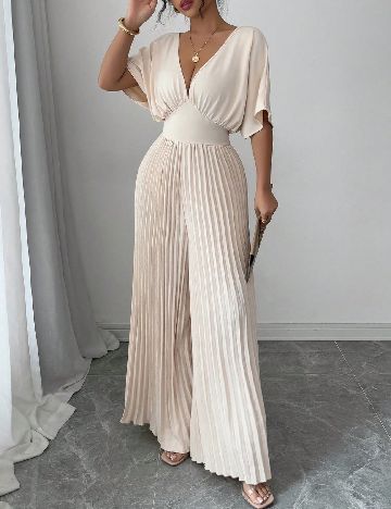 Salopeta SHEIN, crem