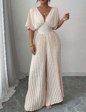 Salopeta SHEIN, crem